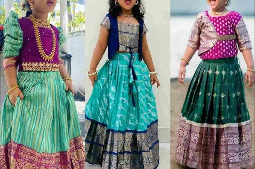 Modern Pattu Pavadai Blouse Designs For Ladies