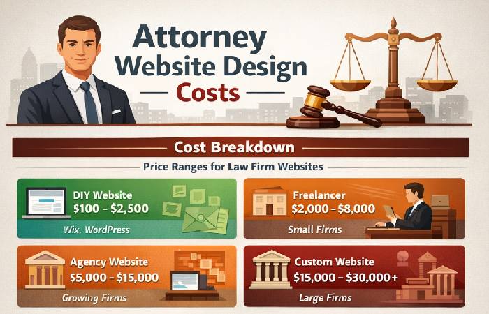 attorney website design