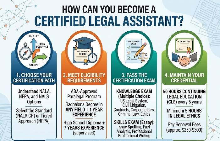 how can you become a certified legal assistant_