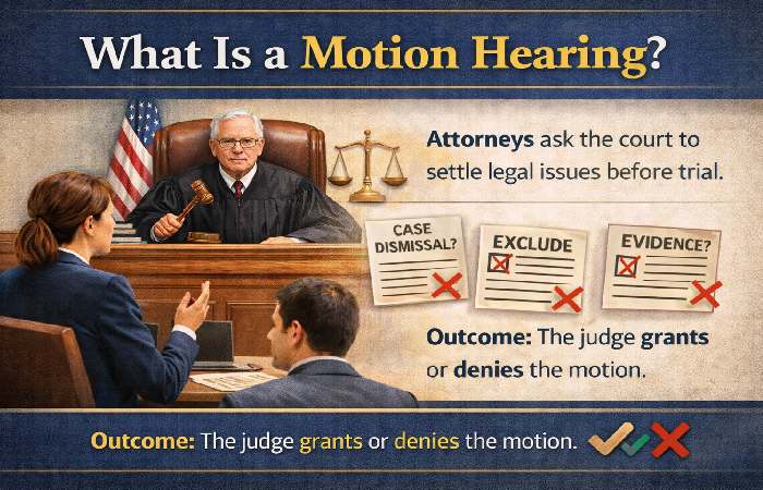 what is a motion hearing 