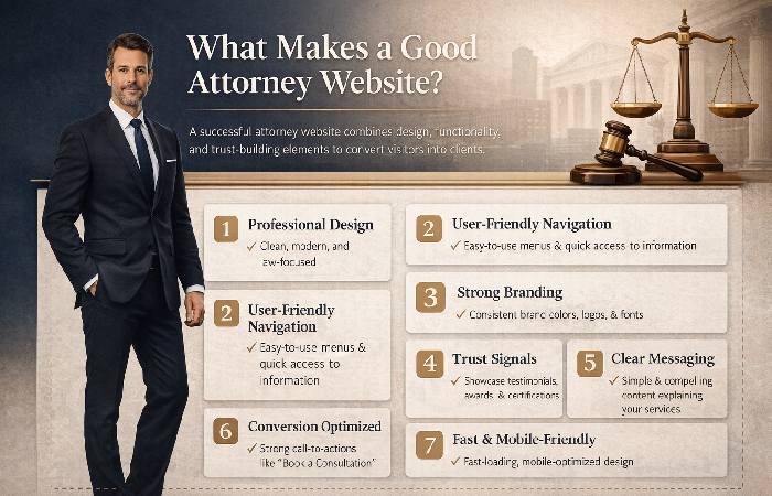 what makes a good attorney website