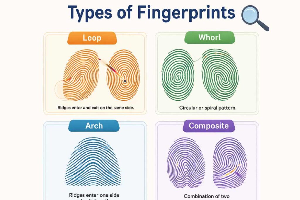 types of fingerprints
